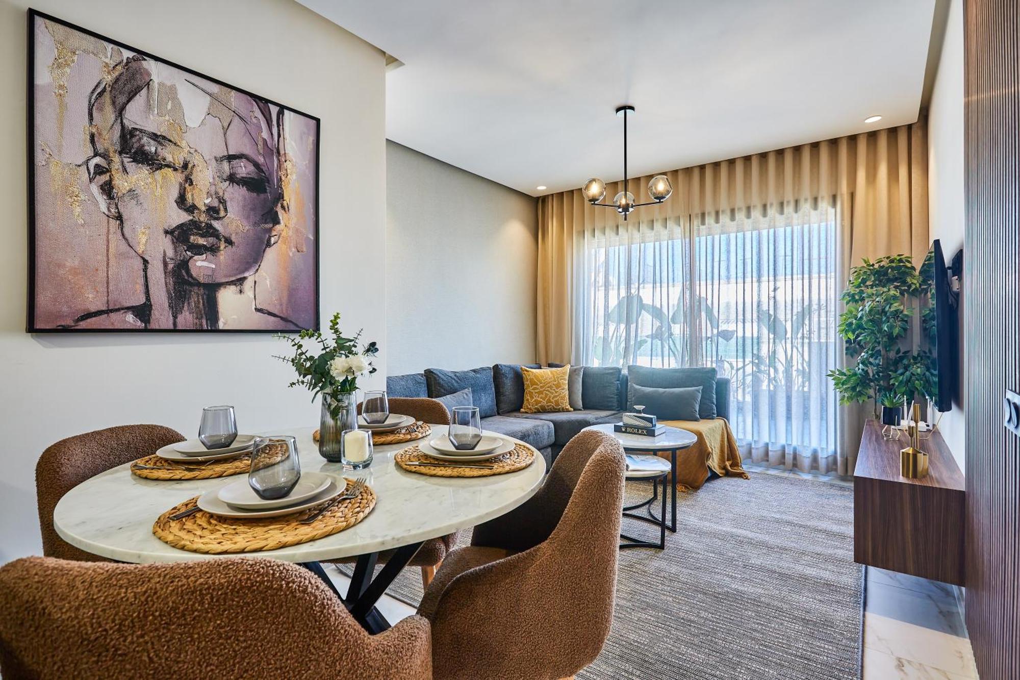 Sleek And Modern 2-Bed Unit In Downtown Casa Διαμέρισμα Καζαμπλάνκα Εξωτερικό φωτογραφία